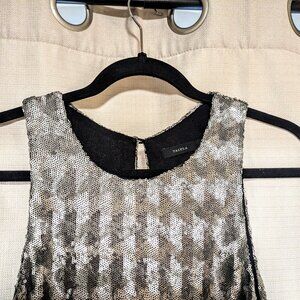 Talula Silver Sequin Mini-Dress